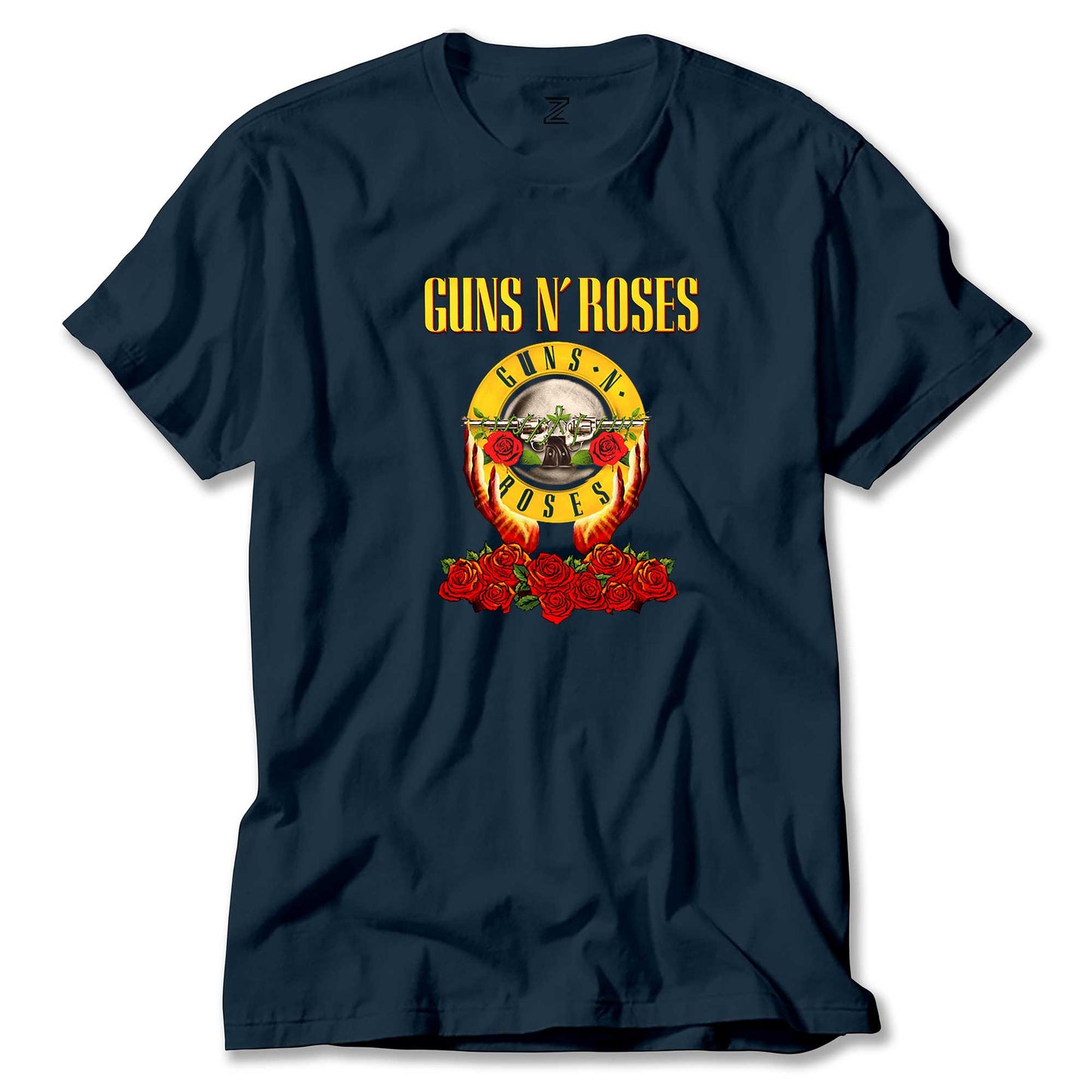 Guns N Roses Hands and Light Renkli Tişört
