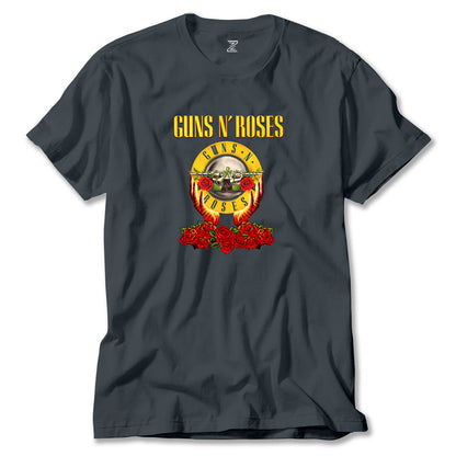 Guns N Roses Hands and Light Renkli Tişört