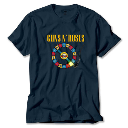 Guns N Roses Plak Renkli Tişört