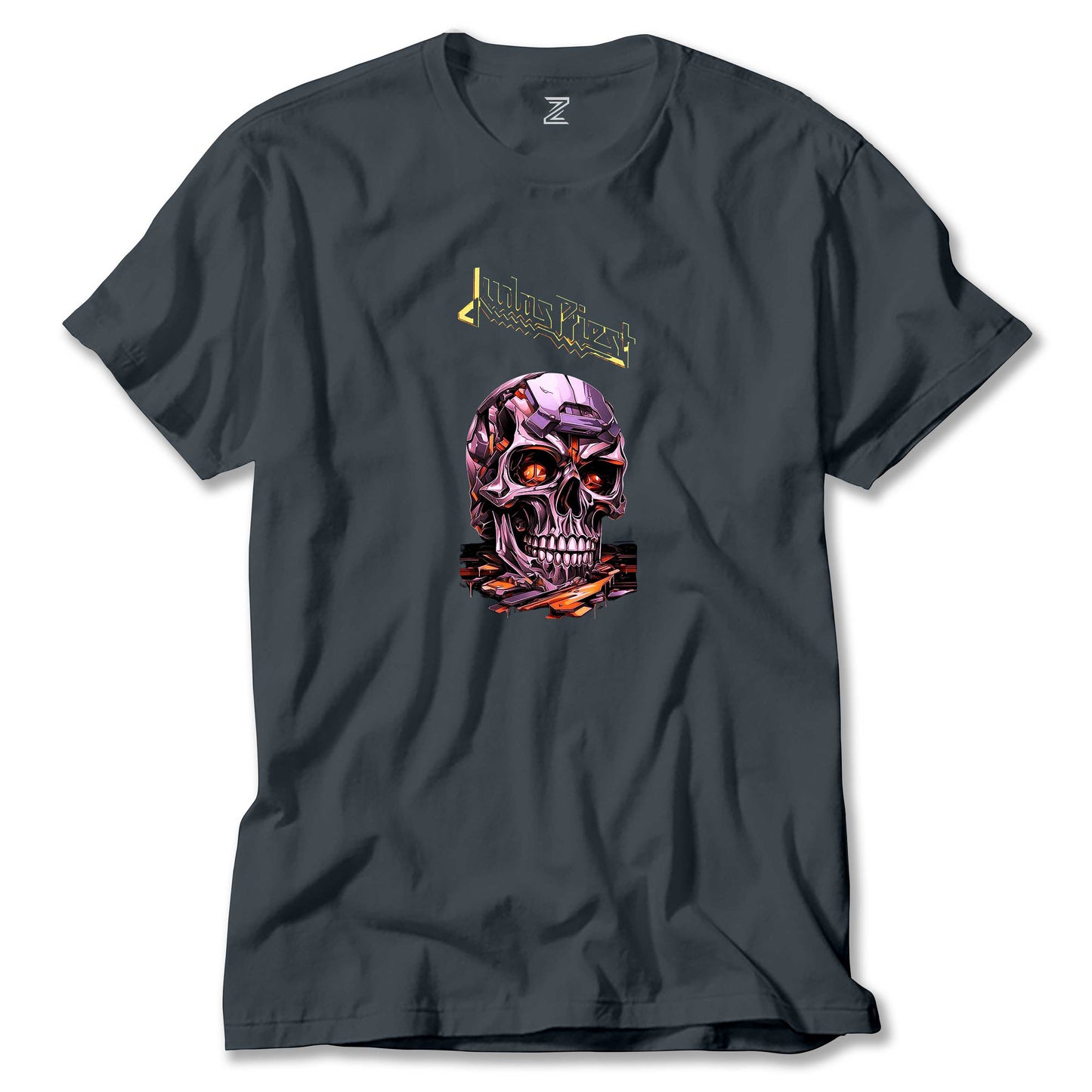 Judas Priest Modern Skeleton Renkli Tişört