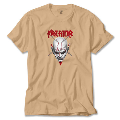 Kreator Siluet Logo Renkli Tişört