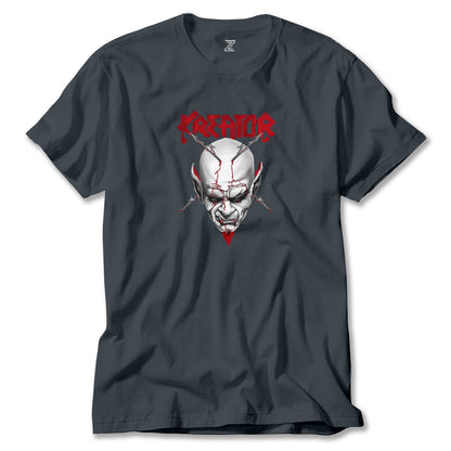 Kreator Siluet Logo Renkli Tişört