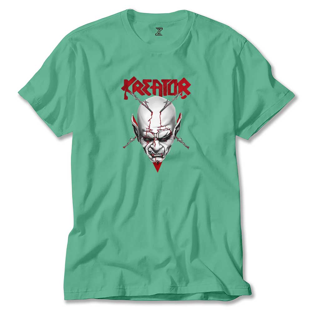 Kreator Siluet Logo Renkli Tişört