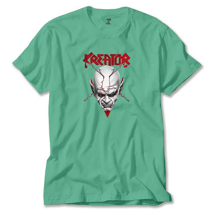 Kreator Siluet Logo Renkli Tişört