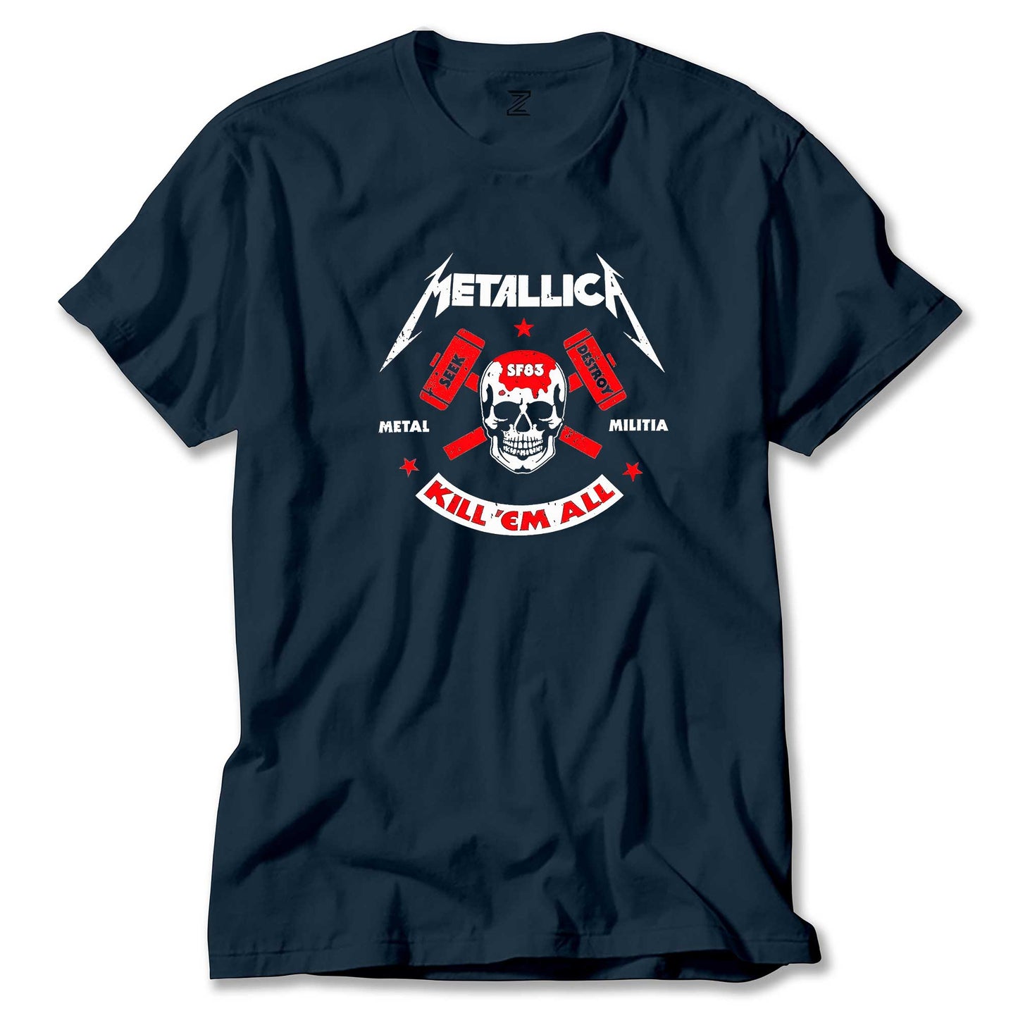 Metallica Kill'em All Renkli Tişört