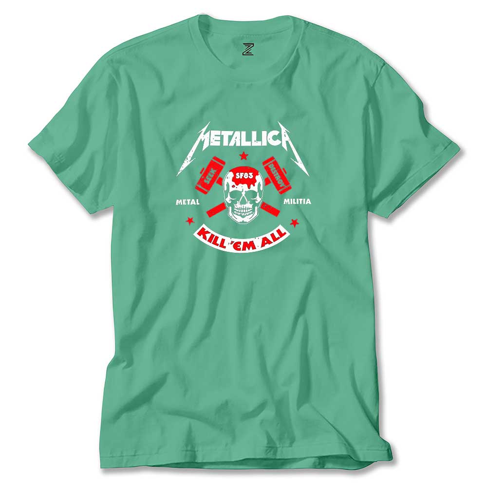 Metallica Kill'em All Renkli Tişört