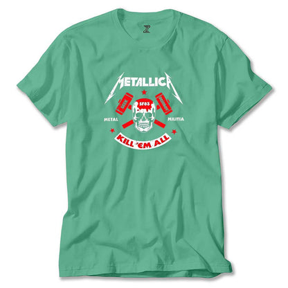 Metallica Kill'em All Renkli Tişört