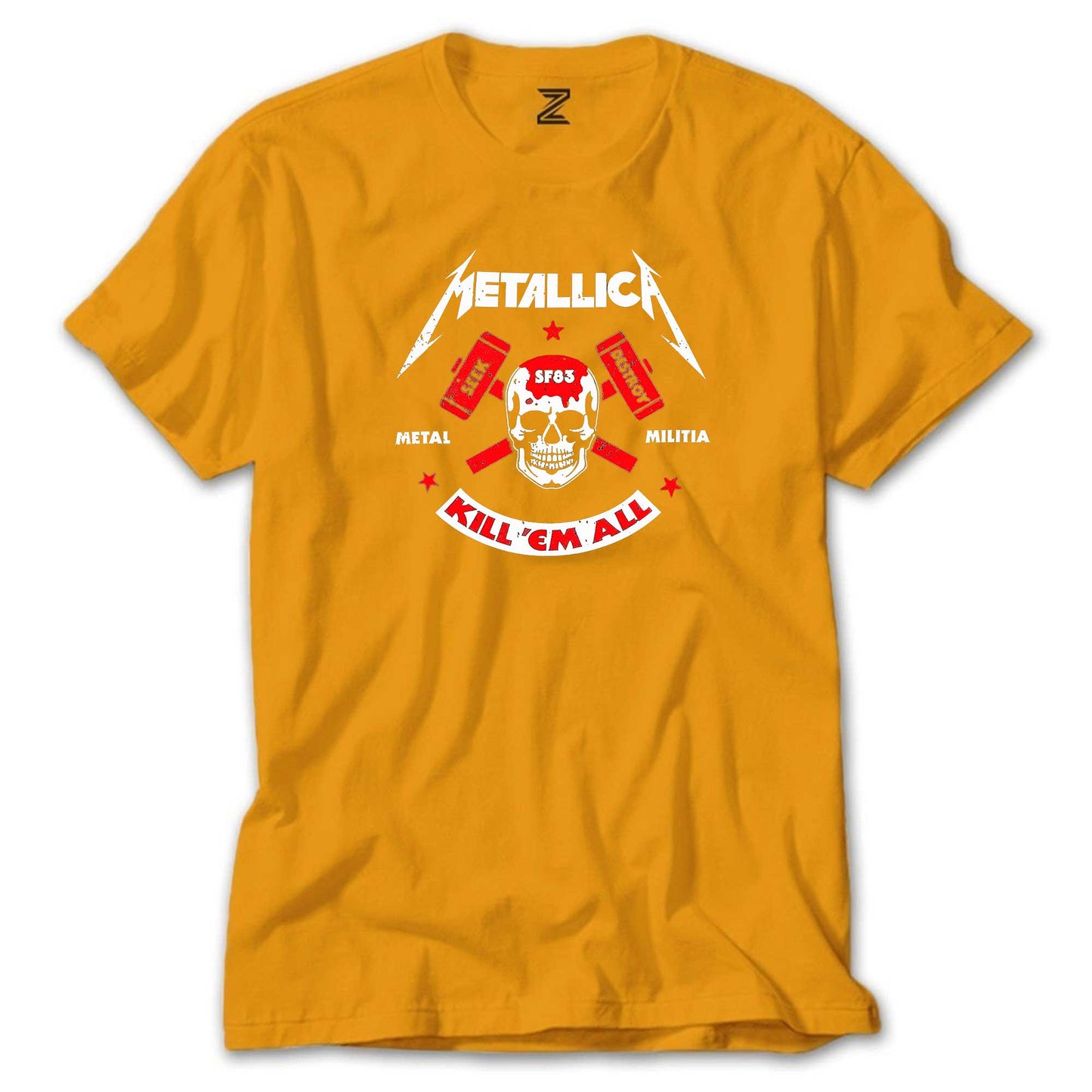 Metallica Kill'em All Renkli Tişört