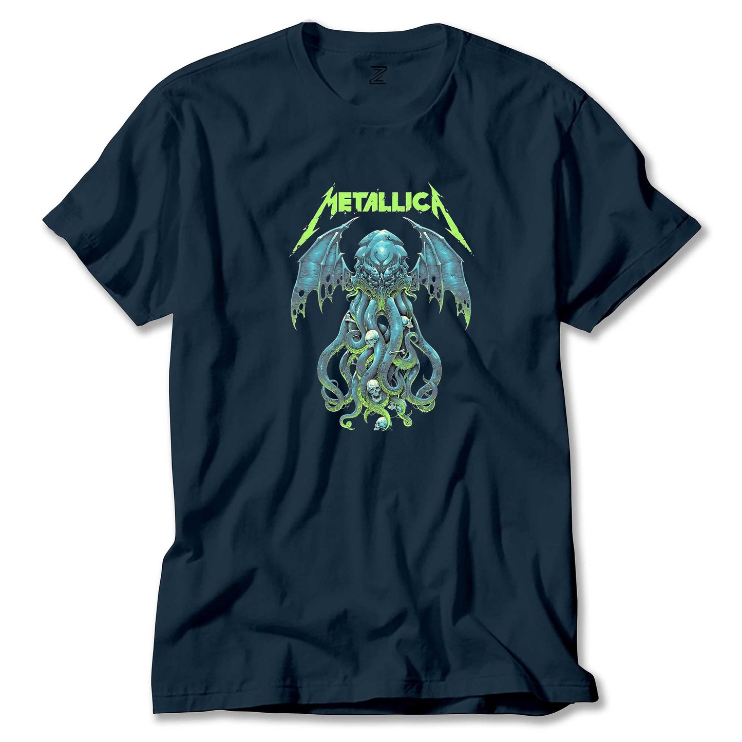 Metallica Octopus Bat Renkli Tişört
