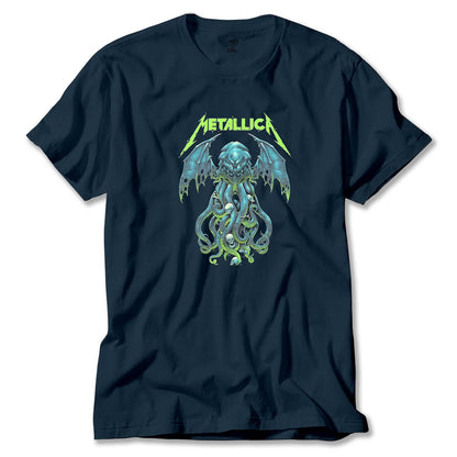 Metallica Octopus Bat Renkli Tişört