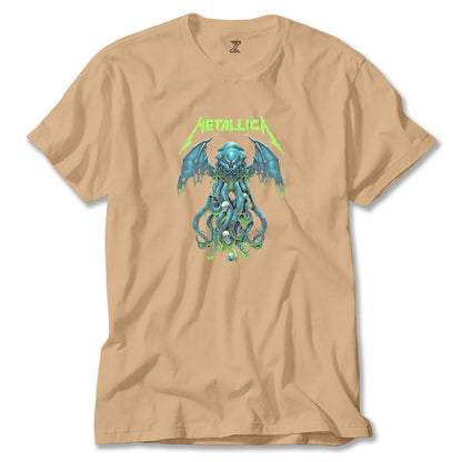 Metallica Octopus Bat Renkli Tişört