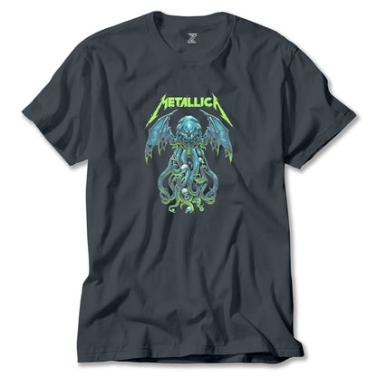 Metallica Octopus Bat Renkli Tişört