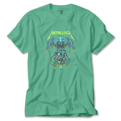 Metallica Octopus Bat Renkli Tişört