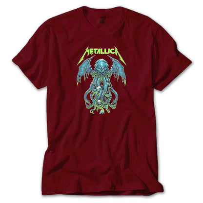 Metallica Octopus Bat Renkli Tişört