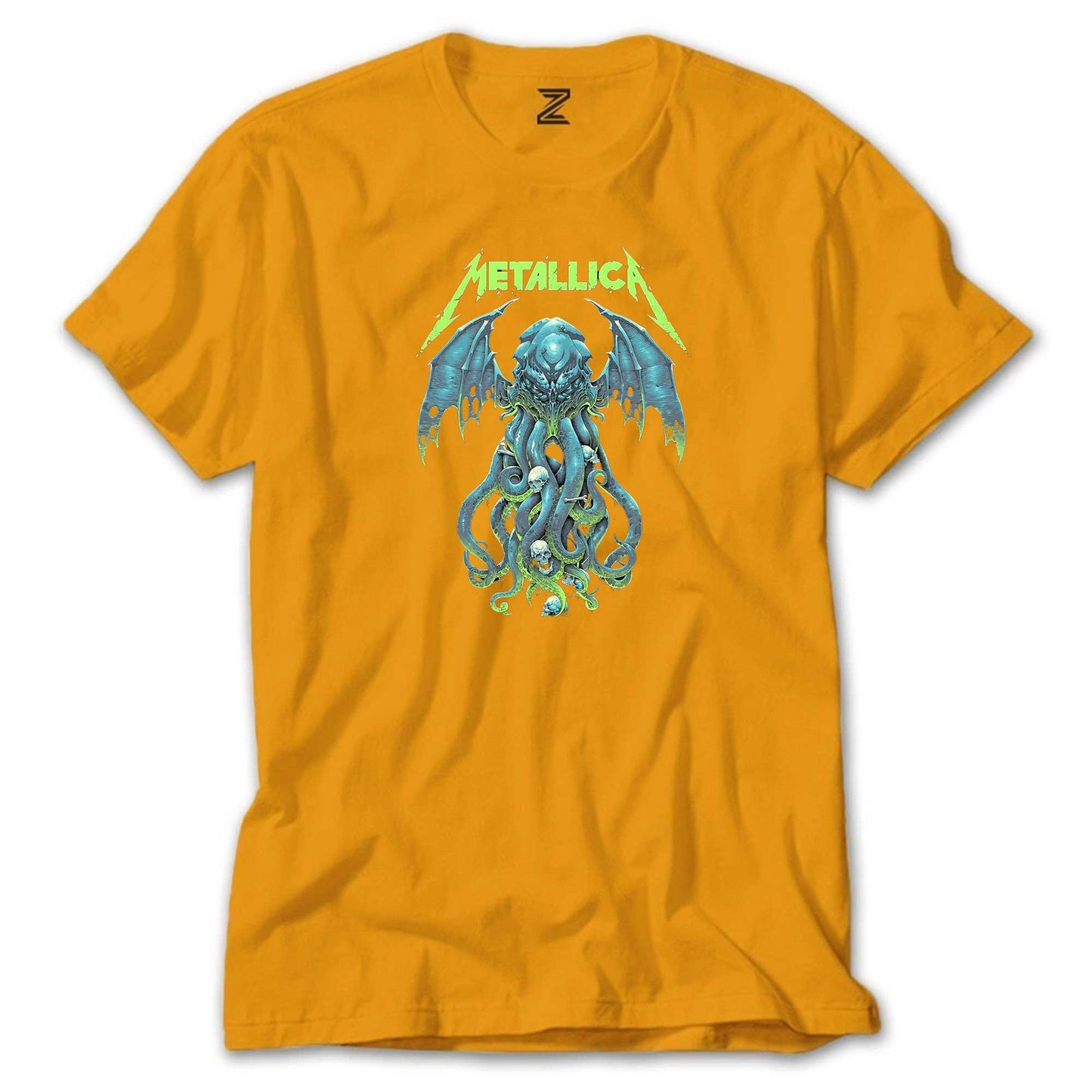 Metallica Octopus Bat Renkli Tişört