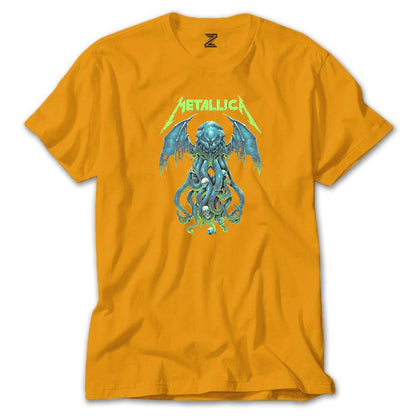 Metallica Octopus Bat Renkli Tişört