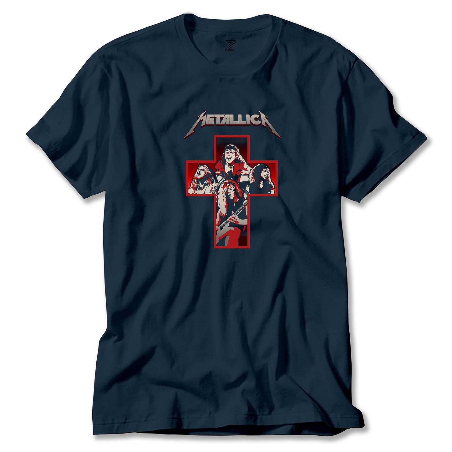 Metallica Silhouettes İnside The Cross Renkli Tişört