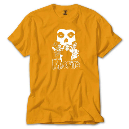 Misfits Grup Logo Renkli Tişört