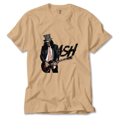 Slash Siluet Logo Renkli Tişört