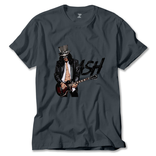 Slash Siluet Logo Renkli Tişört