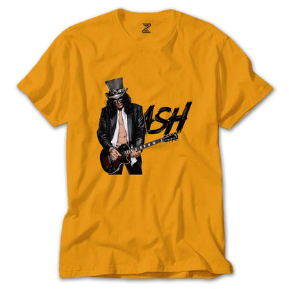 Slash Siluet Logo Renkli Tişört