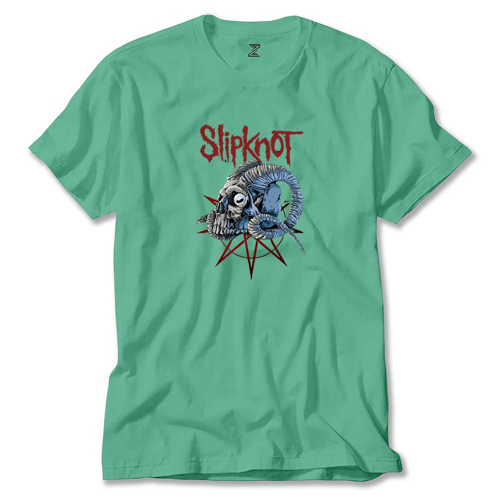 Slipknot Ram Head Renkli Tişört