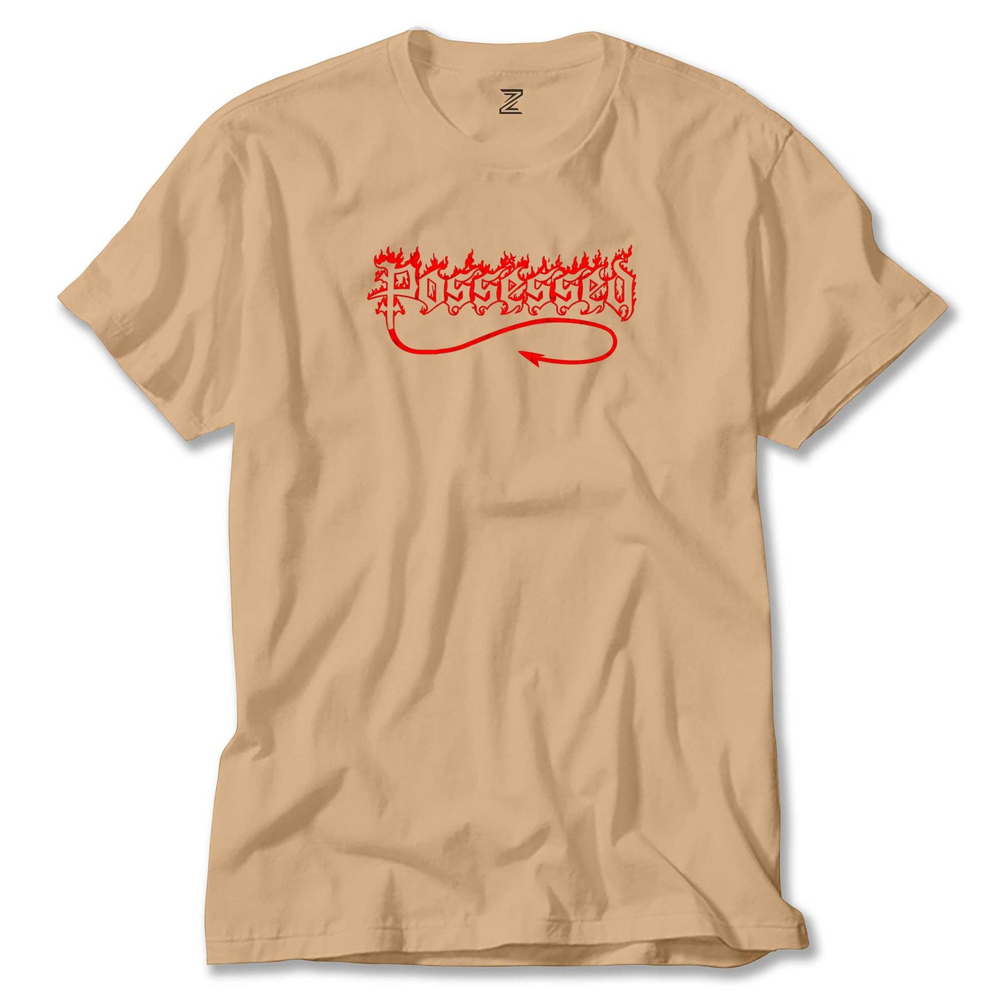 Possessed Kırmızı Logo Renkli Tişört