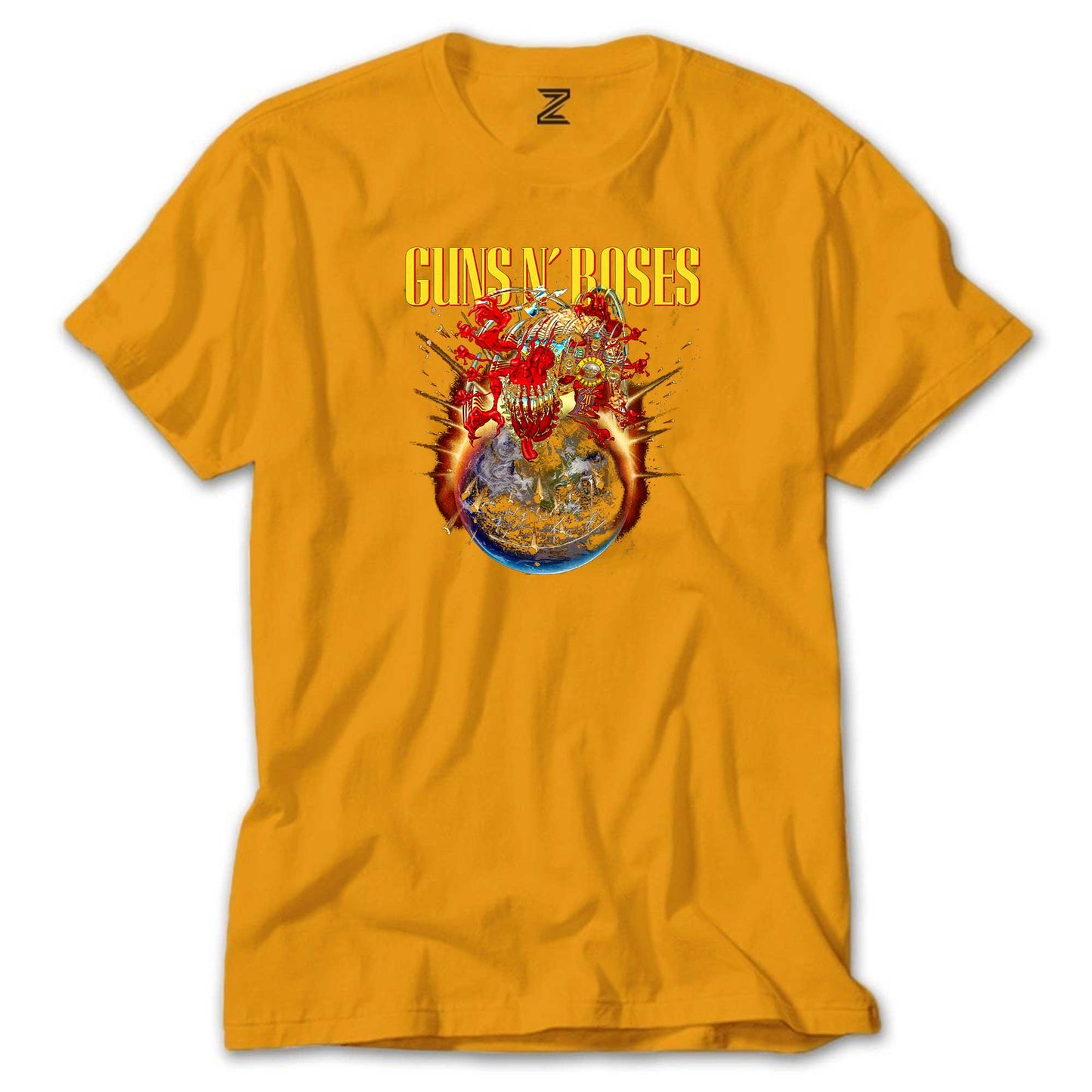 Guns N Roses 2025 Tour Renkli Tişört