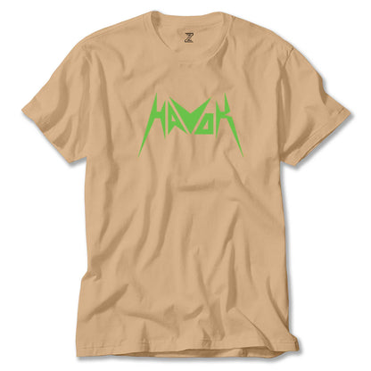 Havok Green Logo Renkli Tişört