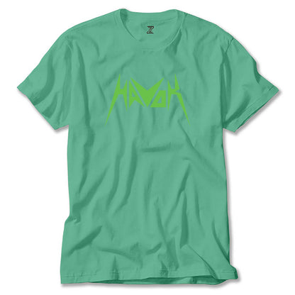 Havok Green Logo Renkli Tişört