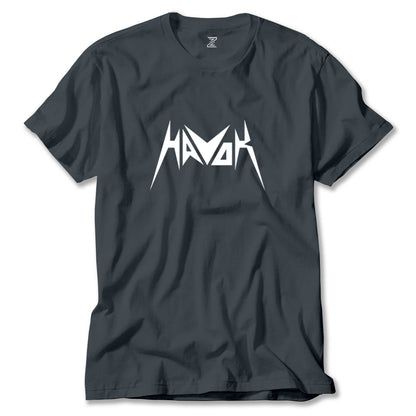 Havok Logo Text Renkli Tişört