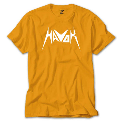 Havok Logo Text Renkli Tişört