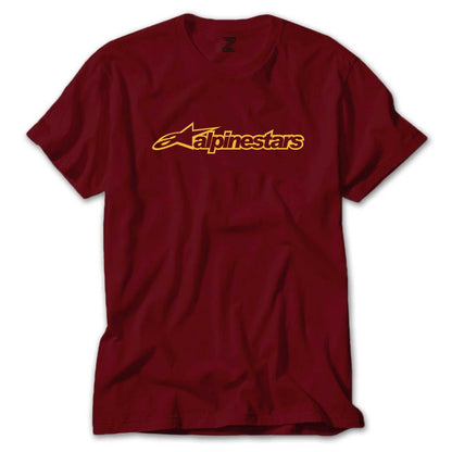 Alpinestars Logo Gold Renkli Tişört