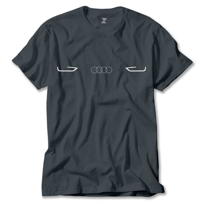 Audi Far ve Panjur Renkli Tişört