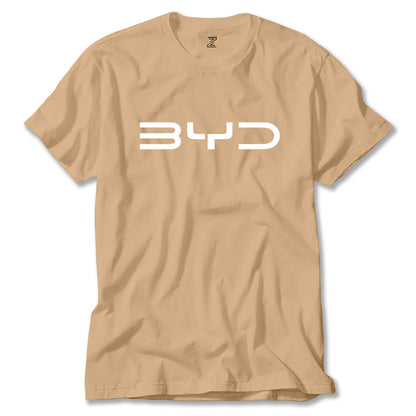 BYD Logo White Renkli Tişört