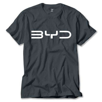 BYD Logo White Renkli Tişört