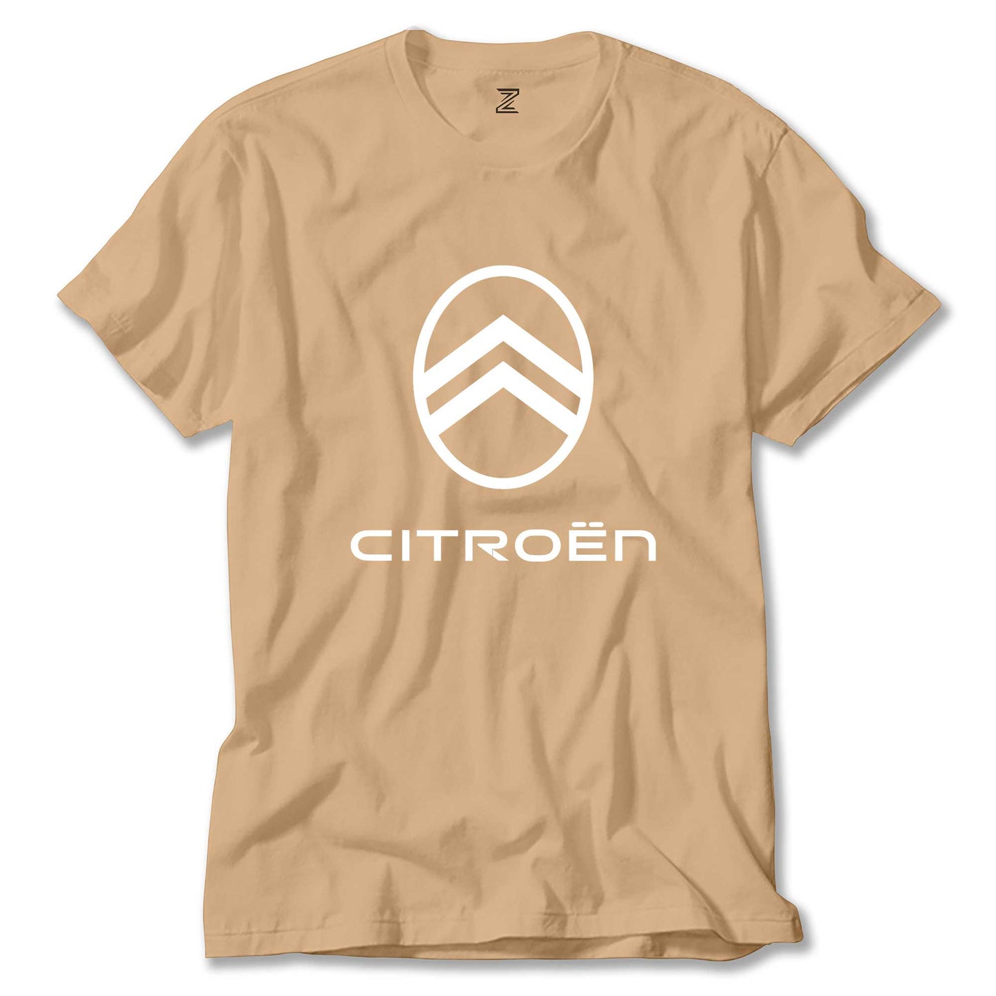 Citroen Text Logo Renkli Tişört