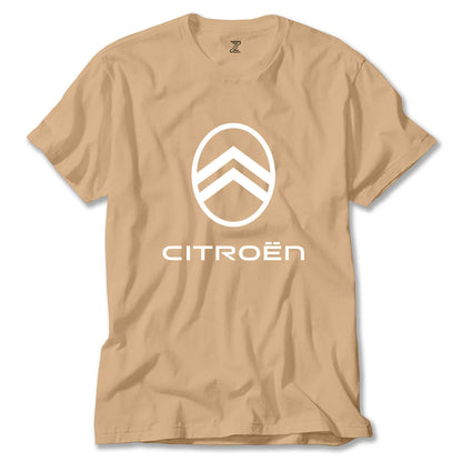 Citroen Text Logo Renkli Tişört