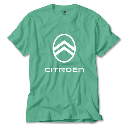 Citroen Text Logo Renkli Tişört