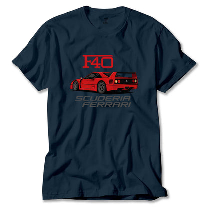 Ferrari F40 Renkli Tişört