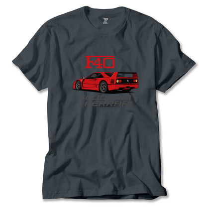 Ferrari F40 Renkli Tişört