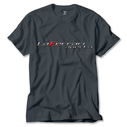 La Ferrari Aperta Logo Renkli Tişört