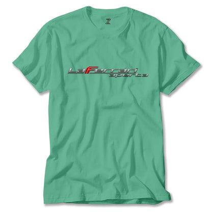 La Ferrari Aperta Logo Renkli Tişört
