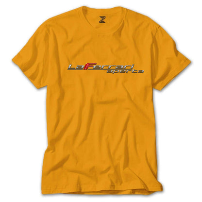 La Ferrari Aperta Logo Renkli Tişört