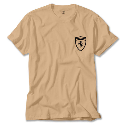 Ferrari Logo Horse Renkli Tişört