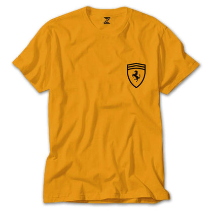 Ferrari Logo Horse Renkli Tişört