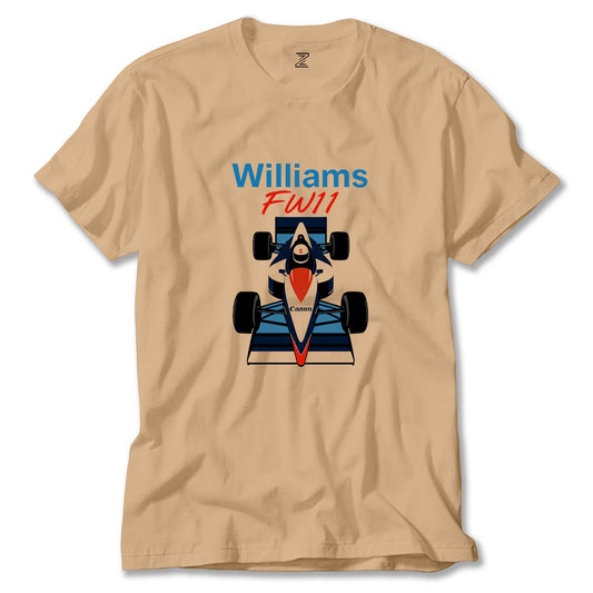 F1 Williams Renkli Tişört