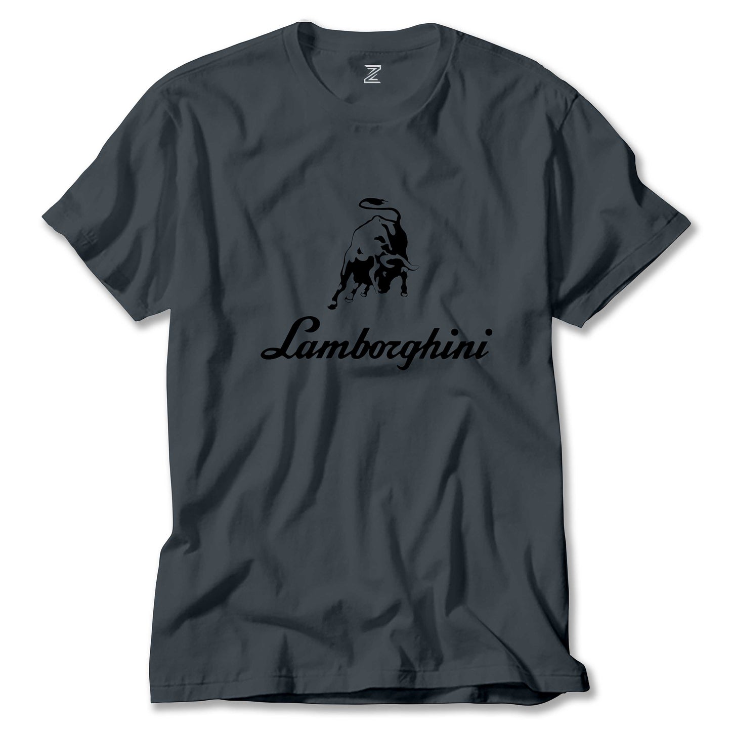 Lamborghini Text Logo Renkli Tişört