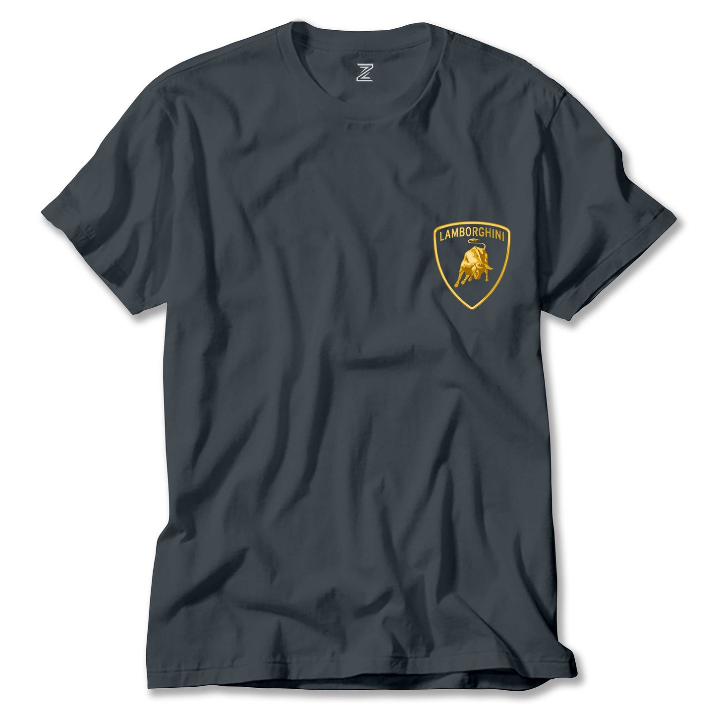 Lamborghini Gold Logo Renkli Tişört