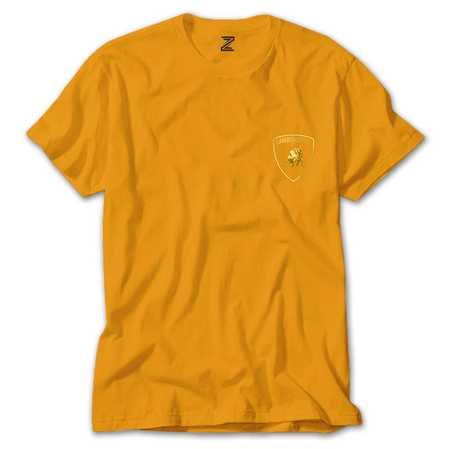 Lamborghini Gold Logo Renkli Tişört